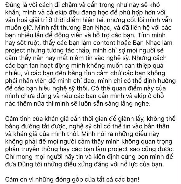 Khánh Linh mong người hâm mộ tiếp tục kiên định đồng hành cùng Hoàng Dũng trên con đường phát triển lâu dài