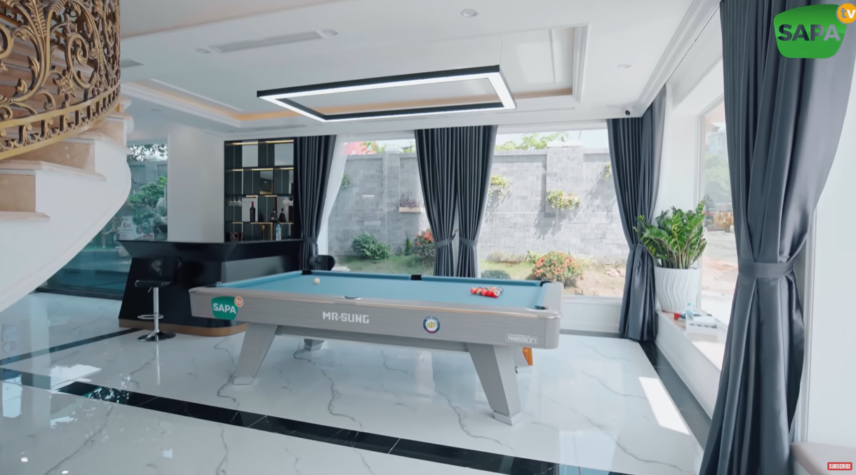 Tầng 1 là các không gian sinh hoạt chung