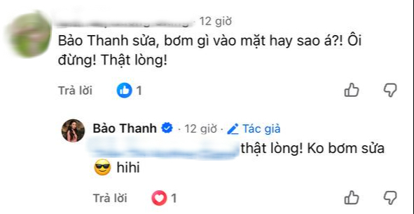 Thậm chí, khi bị đặt nghi vấn mới thẩm mỹ vì quá trẻ đẹp, nữ diễn viên còn thẳng thắn phản bác.