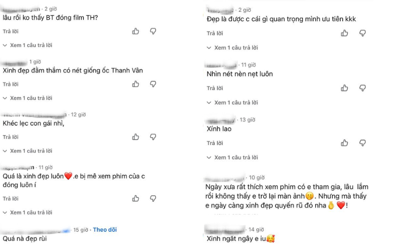 Netizen dành nhiều lời khen cho sắc vóc của Bảo Thanh.