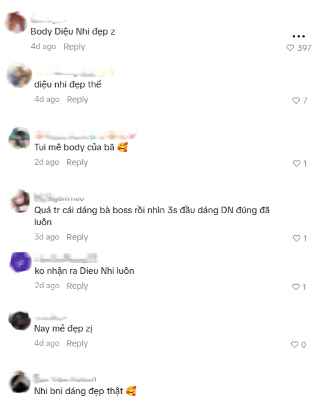 Netizen dành nhiều lời khen cho vóc dáng của Diệu Nhi.