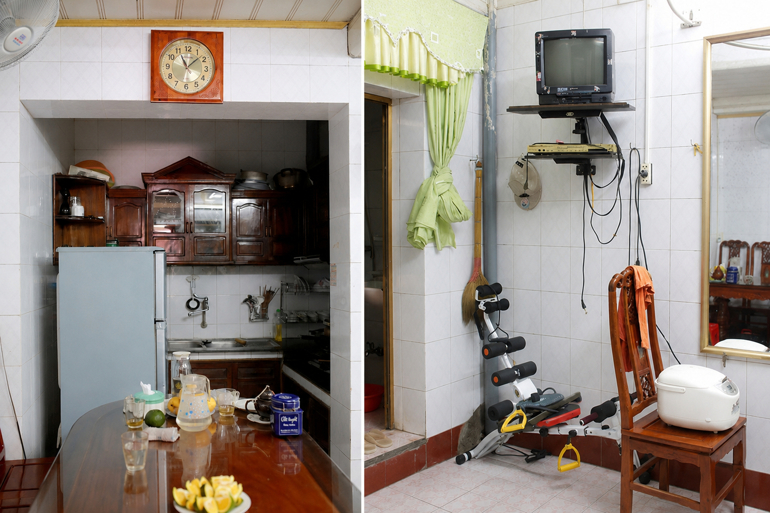 Nhà ở quê của Sơn Tùng vừa là nơi sinh sống của gia đình, vừa kết hợp hoạt động kinh doanh. Ảnh: FBNV