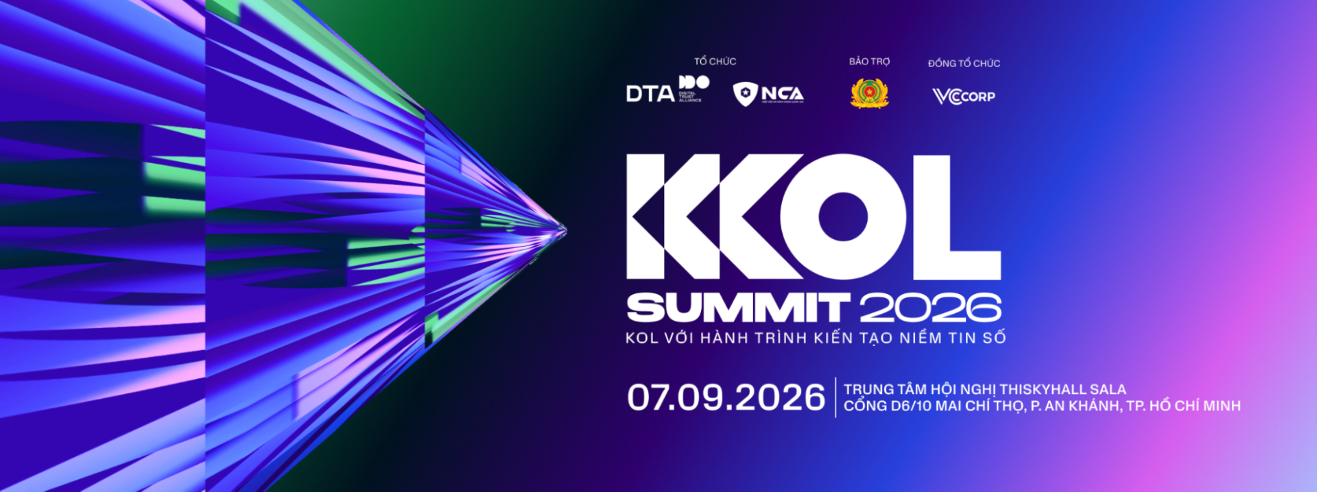 Hình ảnh chủ đề chính thức của Hội nghị KOL toàn quốc lần thứ II (KOL Summit 2026)