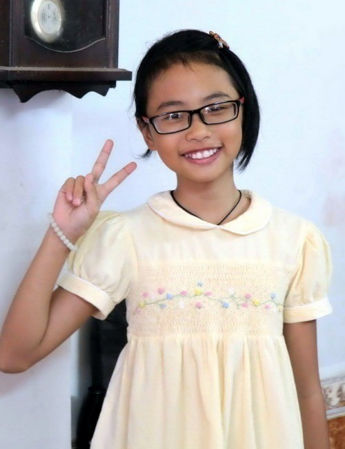   Hình ảnh đáng yêu của Phương Mỹ Chi thuở năm 2013 khi tham gia Giọng Hát Việt Nhí   