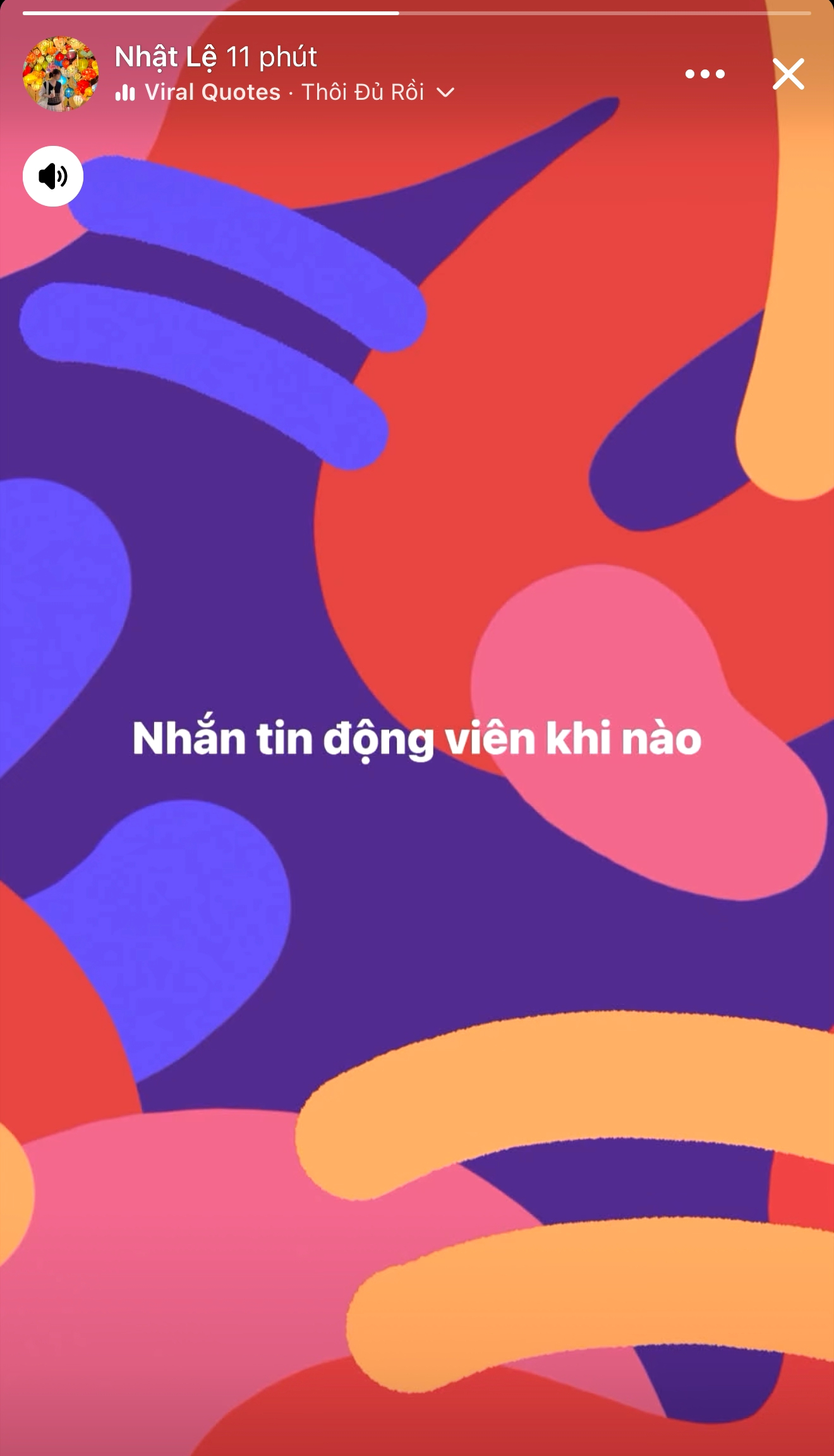 Story của Nhật Lệ sau phiên livestream của Nam Hoàng (Ảnh chụp màn hình)