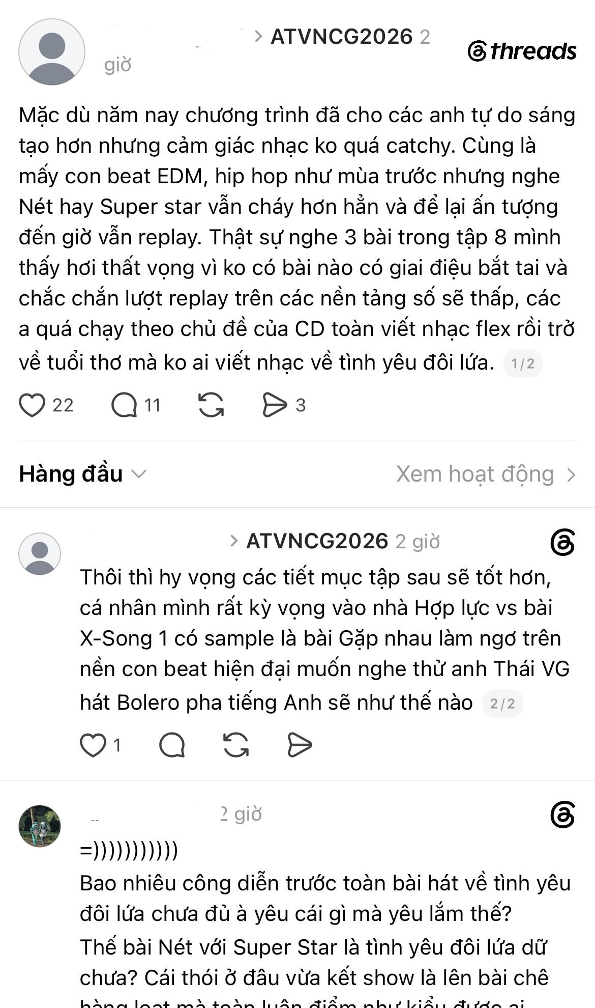 Cả MXH đang tranh cãi: Nhạc Anh Trai Vượt Ngàn Chông Gai ngày càng tuột phong độ
