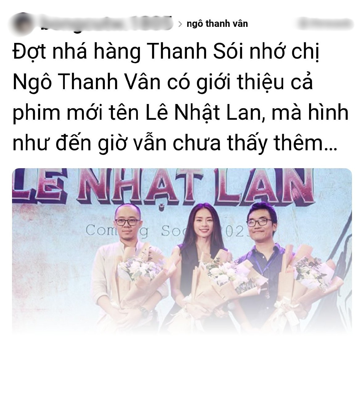 Bộ phim không bao giờ được lên sóng của Ngô Thanh Vân
