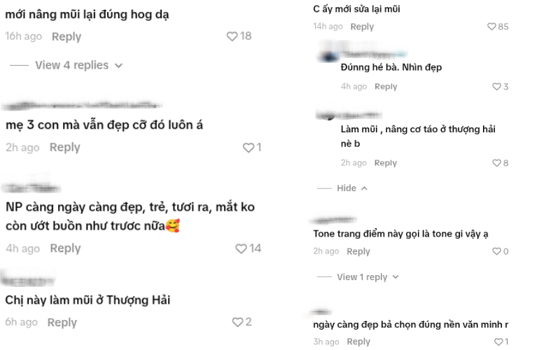 Netizen cho rằng một trong những yếu tố giúp Nhã Phương thăng hạng nhan sắc chính là việc cô mới sửa mũi.