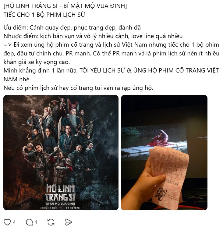 Bom tấn cổ trang Việt mới chiếu đã gây tranh cãi: Kỳ vọng càng cao thất vọng càng lớn, may có hình ảnh vớt vát lại