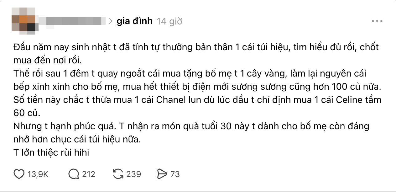 Bài đăng đang nhận được nhiều sự quan tâm trên Threads (Ảnh chụp màn hình)