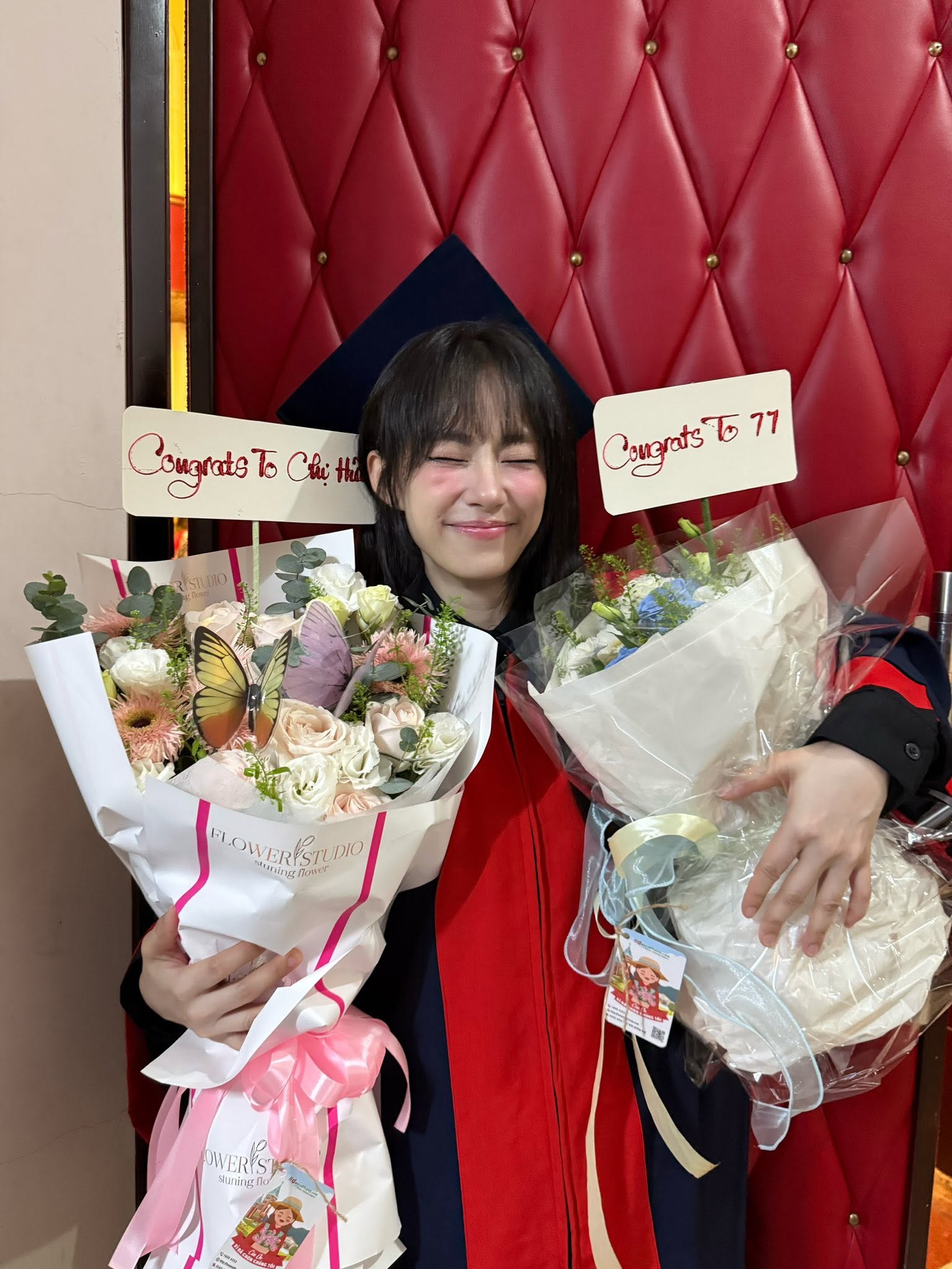 Visual rạng rỡ như sinh viên Gen Z của Lương Bích Hữu trong ngày nhận bằng tốt nghiệp Nhạc viện TP.HCM.