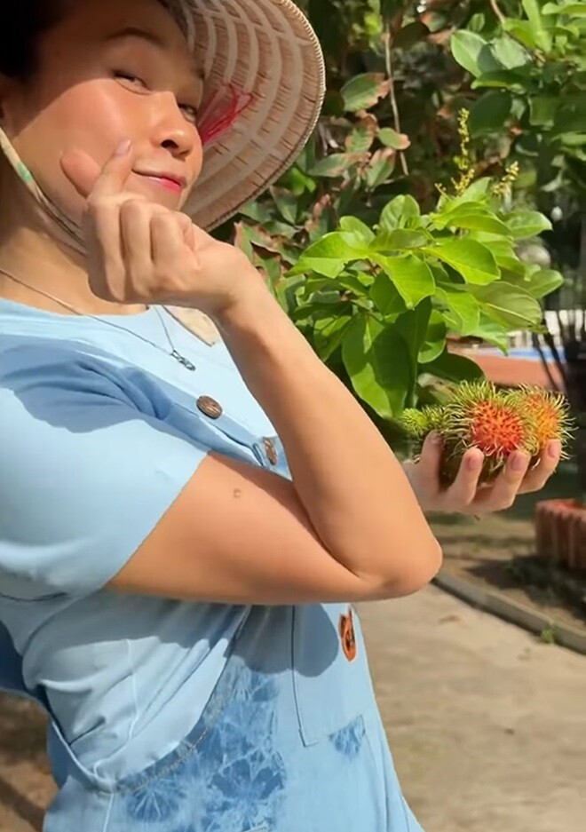 Vườn nhà nghìn mét vuông của Mỹ Tâm