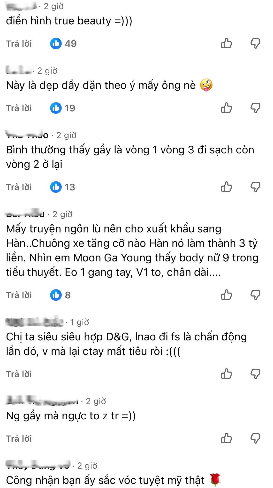 Cộng đồng mạng cho rằng body của Moon Ga Young chính là