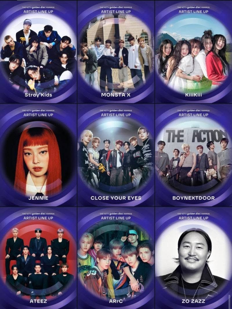 Dàn line-up “khủng” của GDA 2026