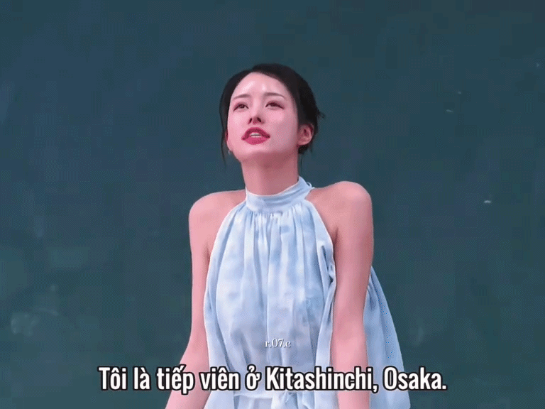 Minami Ito hiện đang là tiếp viên tại một club ở Osaka. (Nguồn: TikTok)