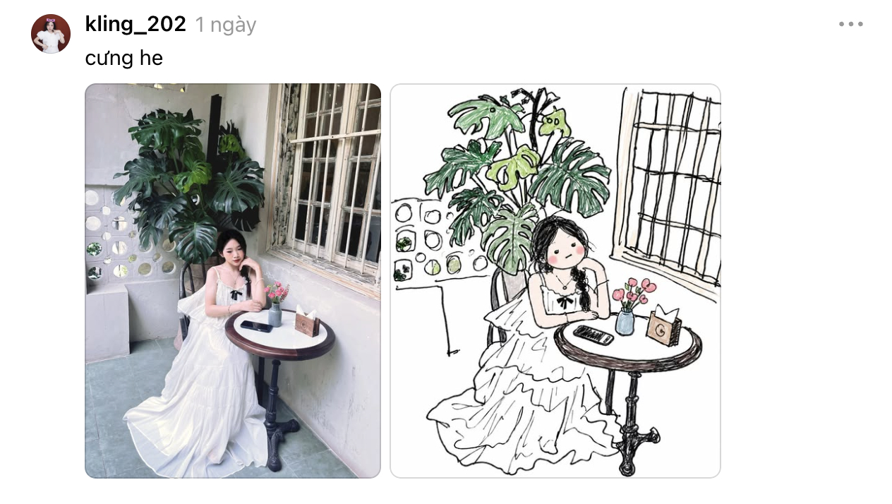 Đang viral trên “thành phố sợi chỉ”: Dùng AI “vẽ lại” ảnh đời thường, quá giống mà cũng quá buồn cười
