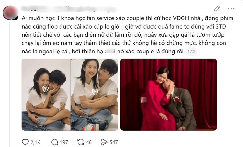 Drama bủa vây nam thần Vbiz vì liên tục tình tứ với bạn diễn: Hết ôm ấp lại nắm tay, netizen khó chịu vô cùng