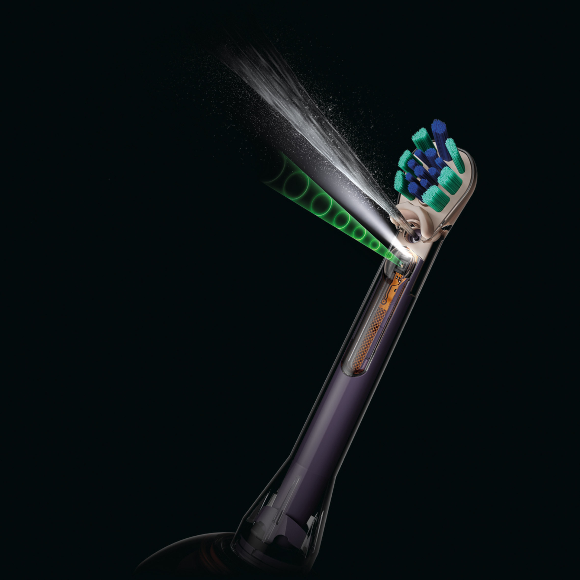 Thiết kế chi tiết của chiếc bàn chải luxury nhà Dyson. (Nguồn: Dyson)