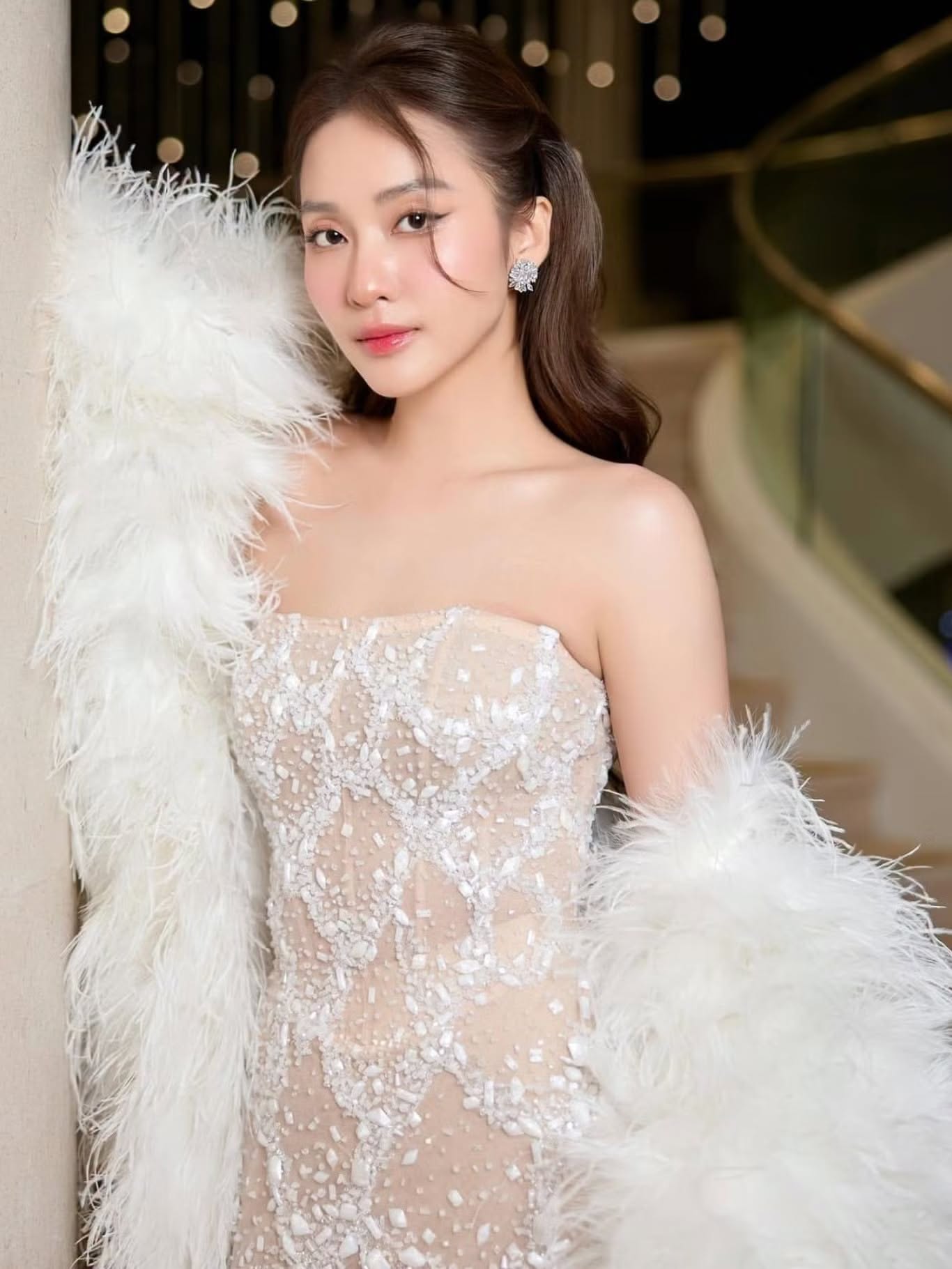 Hiện nữ diễn viên chưa công bố thời gian tổ chức đám cưới. Ảnh: FBNV