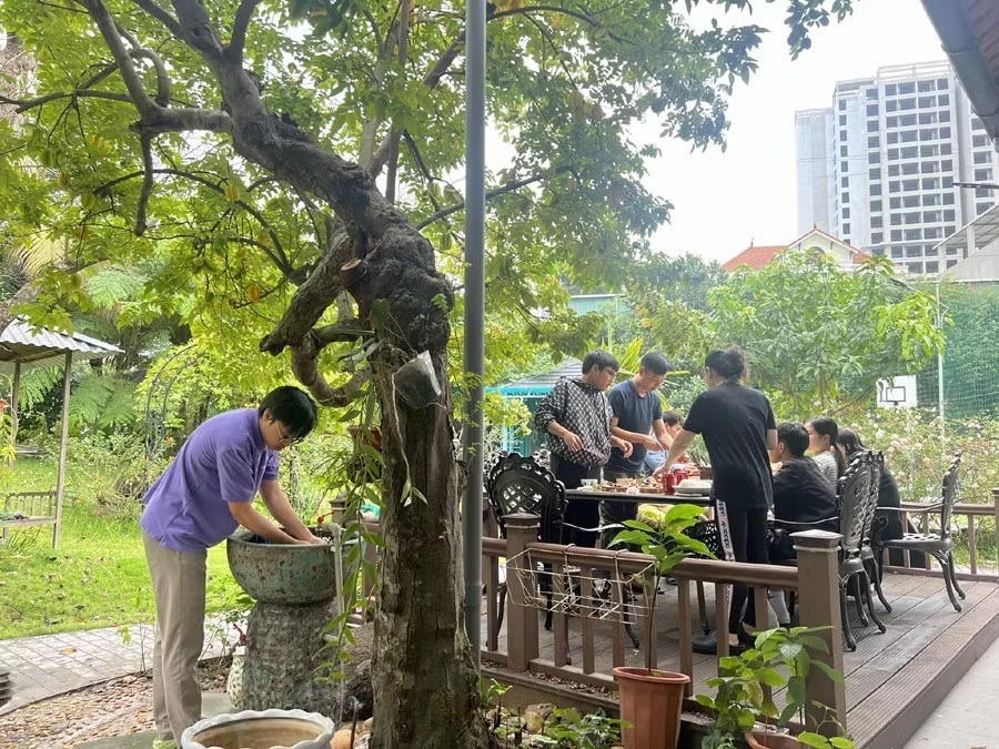 Vườn nhà nghìn mét vuông của NSND Xuân Bắc