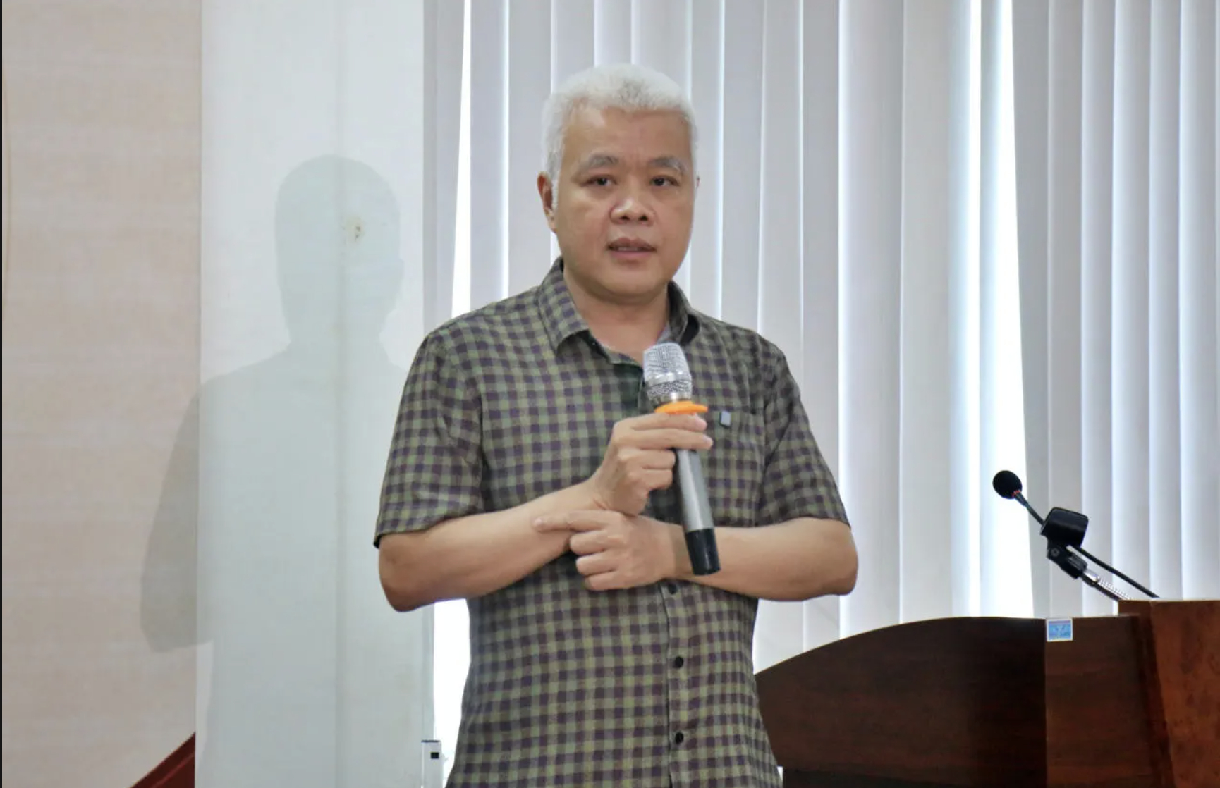 ông Nguyễn Lâm Thanh, Tổng Giám đốc Công ty TNHH Công nghệ TikTok Việt Nam, Phó Chủ tịch Hội Truyền thông số Việt Nam (Ảnh: Báo Pháp luật)