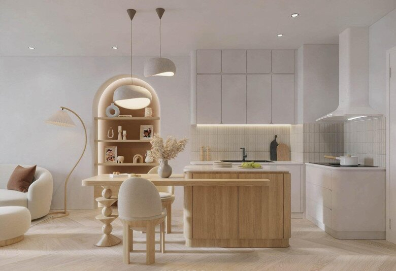 Căn nhà 60m² của Huyền Lizzie