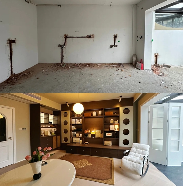 Anh Trần Dữ mất 8 tháng để sửa sang lại căn biệt thự sau khi thuê.