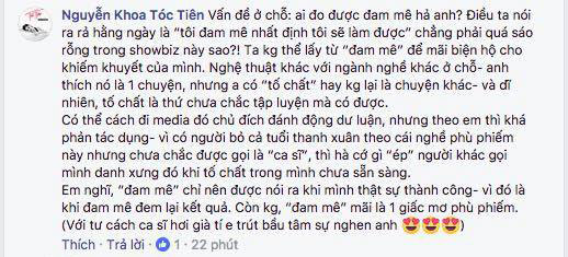 Bình luận từng gây chú ý của Tóc Tiên giữa lúc tranh cãi của Chi Pu vào năm 2017
