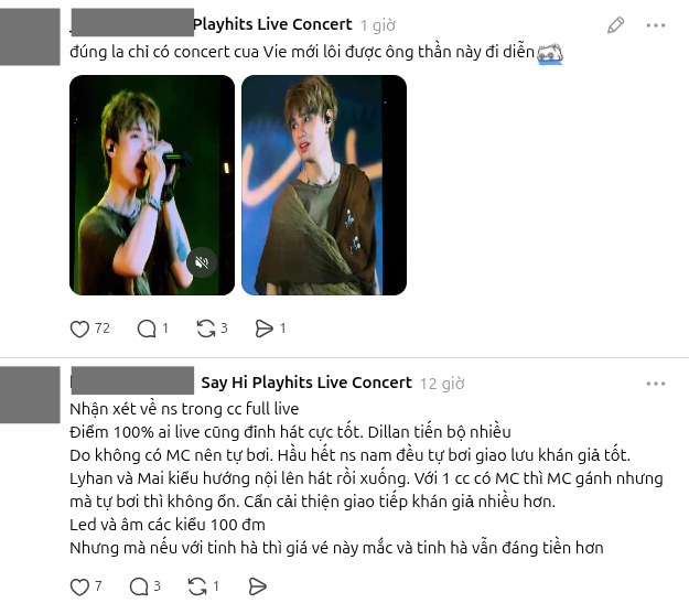 Concert Say Hi PlayHits là không cần thiết
