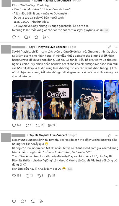 Sau khi concert diễn ra có rất nhiều khán giả trên mạng xã hội bày tỏ sự không hài lòng về chất lượng chương trình, đặc biệt là cách xây dựng nội dung và lựa chọn tiết mục