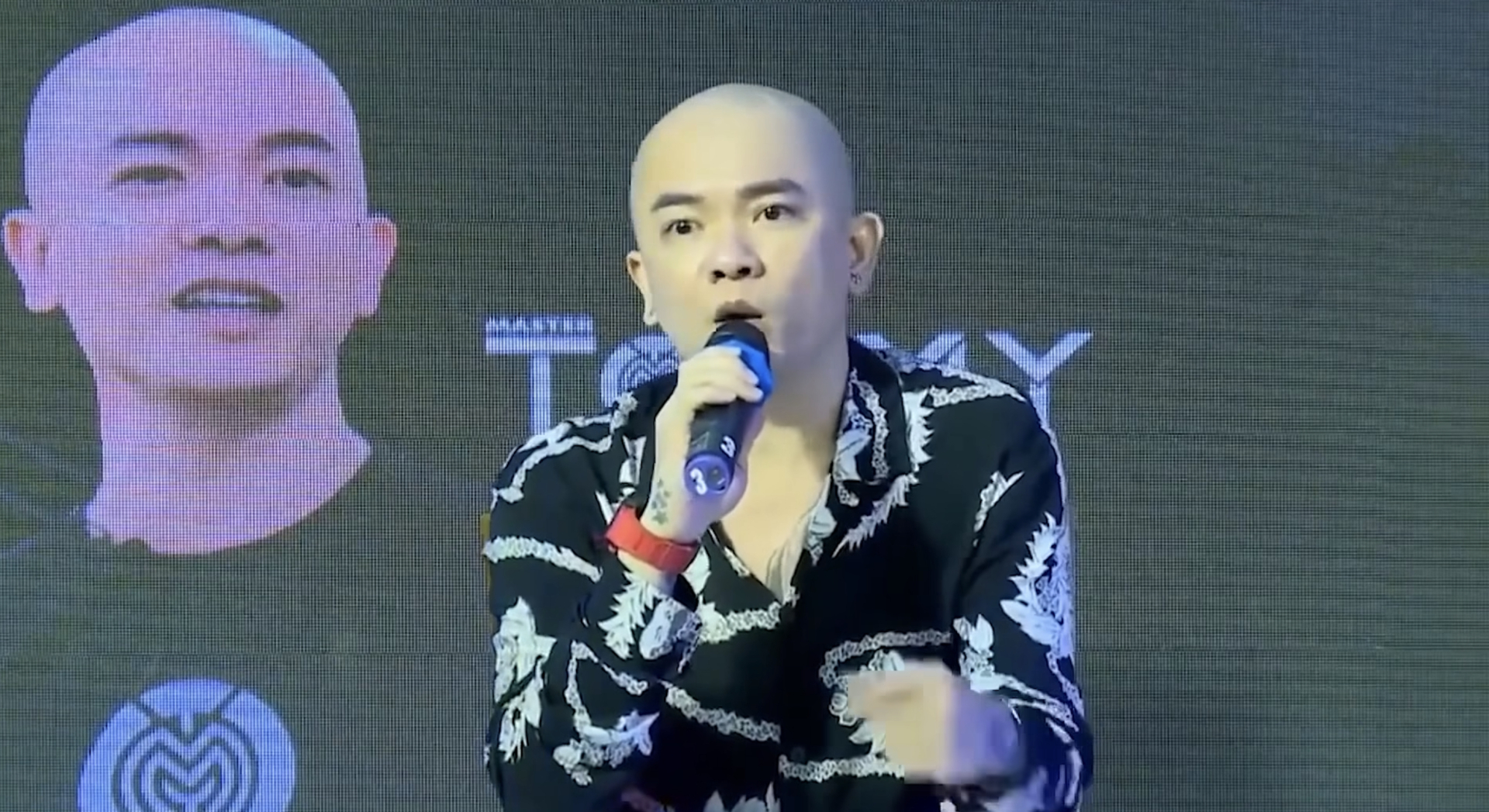 DJ Tommy tại lễ “công bố đại lý ủy quyền miền Bắc” của Bitcoin Defi (Ảnh chụp màn hình)
