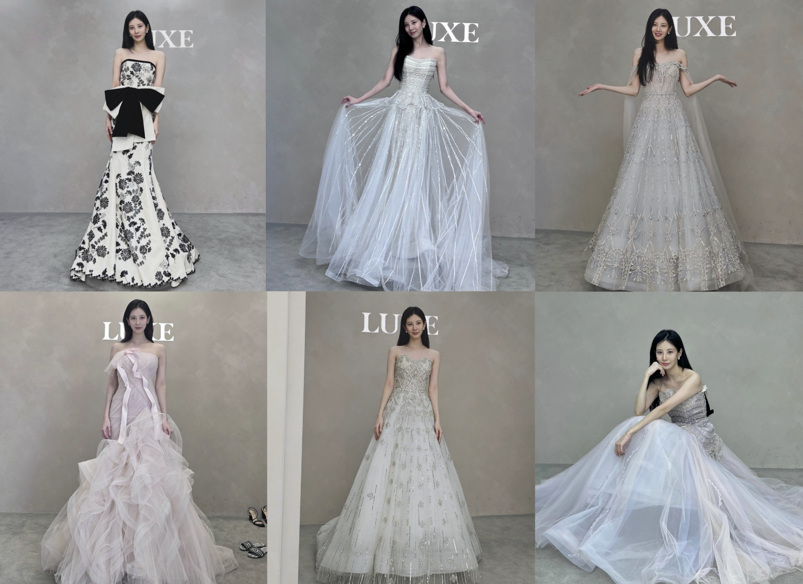 Loạt thiết kế dạ hội xa xỉ từ thương hiệu Elisabeth Lux được Seohyun cân nhắc.