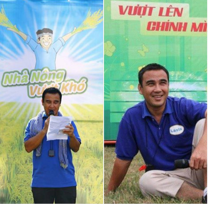 MC Quyền Linh nổi tiếng khi tham gia dẫn dắt các chương trình như Vượt lên chính mình, Siêu thị may mắn.