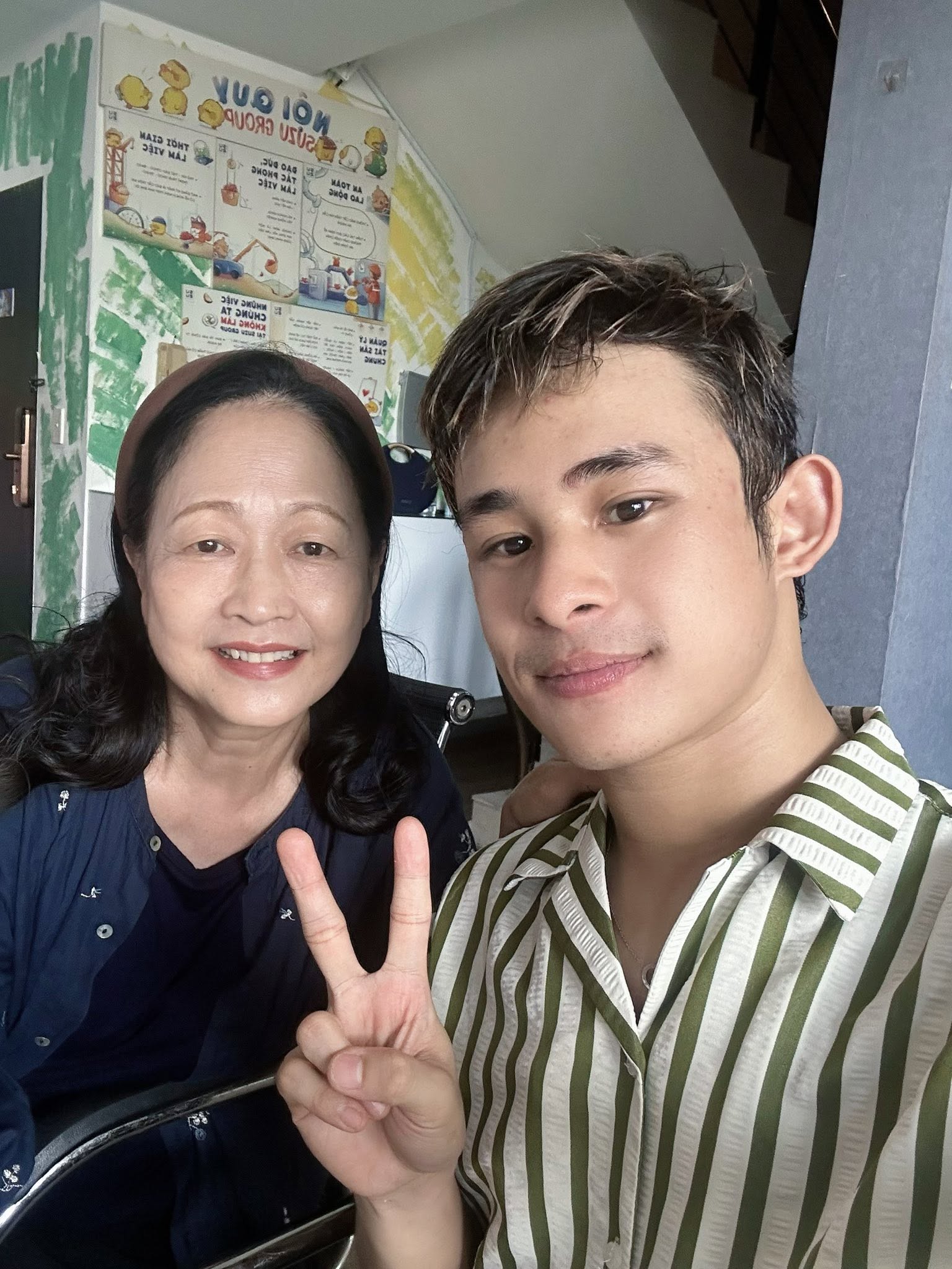 NS Như Quỳnh và Viết Tường đảm nhận vai hai mẹ con Nhân trong phim