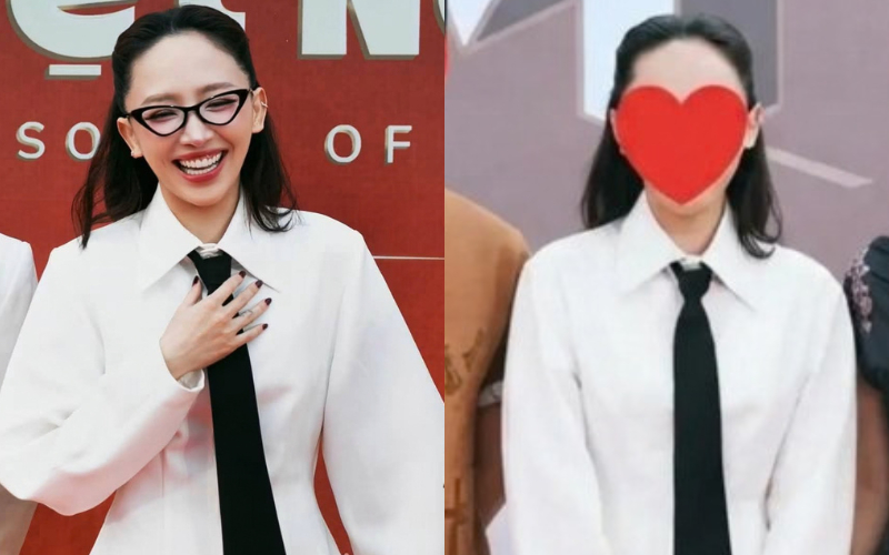 Trang phục của Tóc Tiên tại họp chương trình Thanh Âm Việt Nam vào ngày 16/9 và nhân vật trong ảnh có rất nhiều điểm tương đồng 