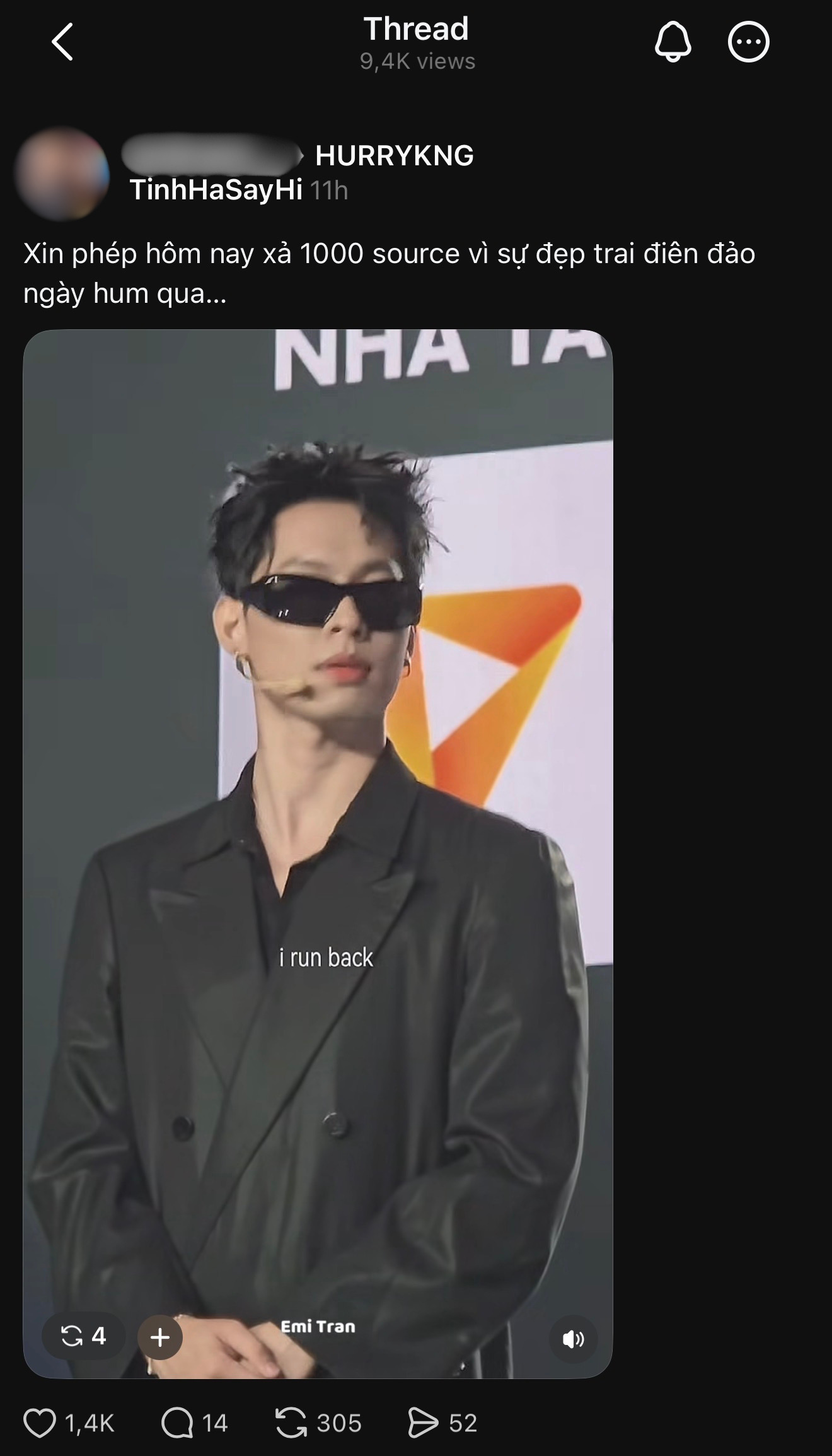 Cam thường, đoạn cut không làm khó nam rapper ở bất kỳ góc độ nào.