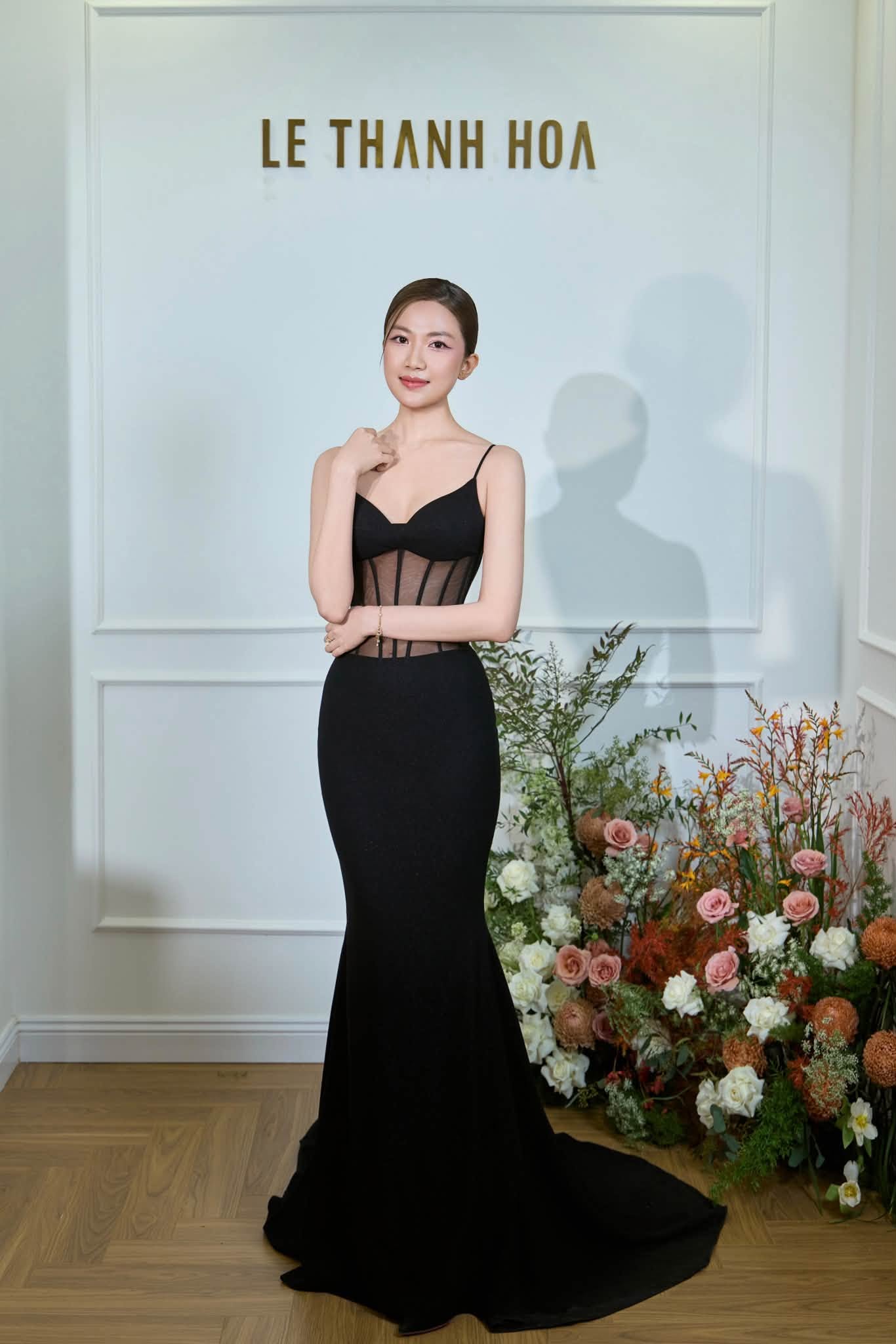 Lương Thanh trong sự kiện thời trang gần đây
