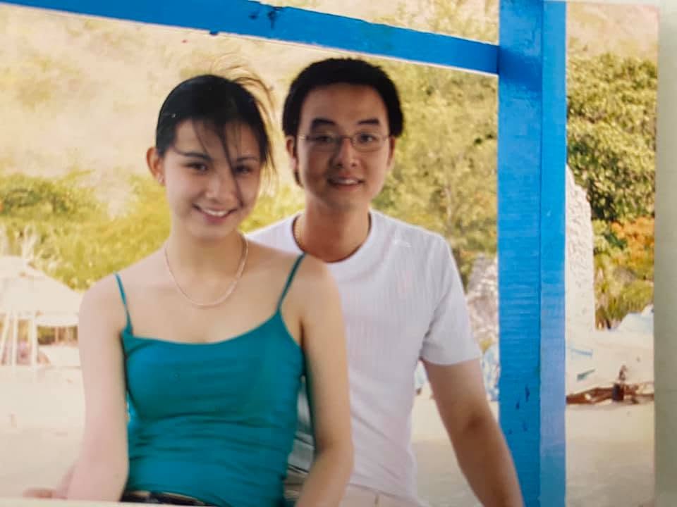 Ảnh thời trẻ của Hoa hậu Thùy Lâm và chồng (Ảnh: FBNV)