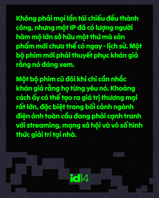 Khi ngành giải trí học kiếm tiền bằng ký ức