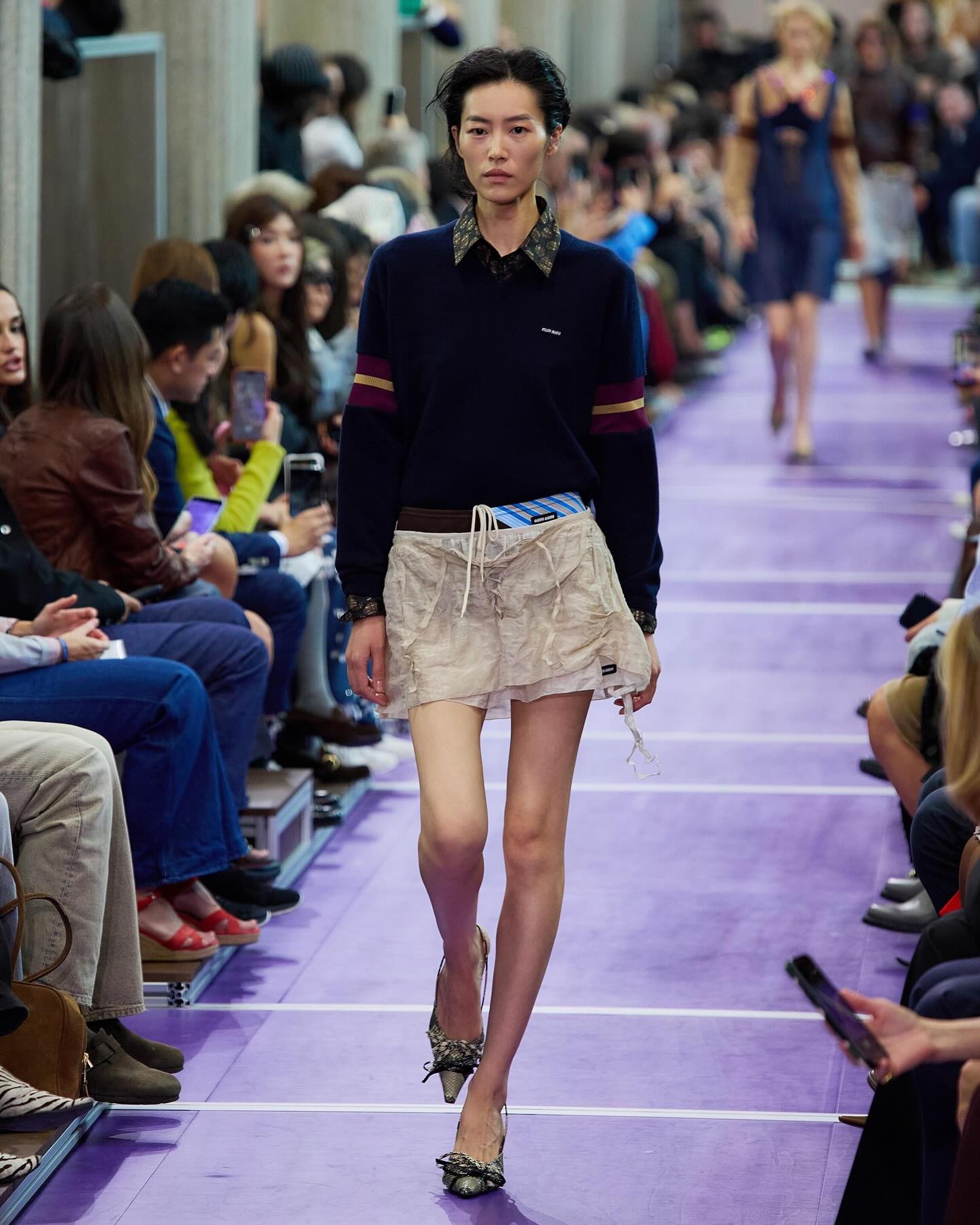 Lưu Văn - Paris Fashion Week - Miu Miu SS27