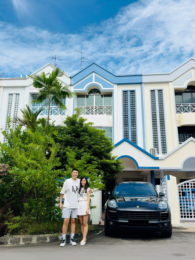 Căn nhà mặt đất mà vợ chồng John Lee và Jasmine Cheng đang ở