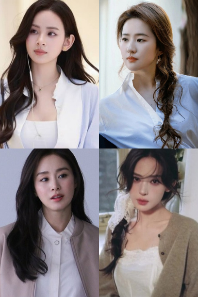 Được nhận xét giống các mỹ nhân hàng đầu, Kim Tae Hee như mang gương mặt tinh túy của cả Vbiz
