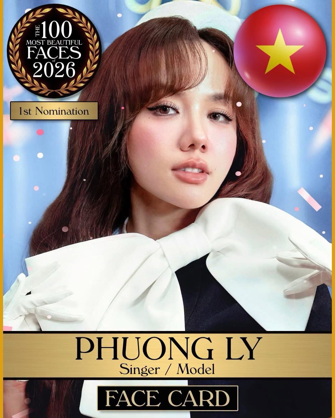 Phương Ly xuất hiện trong danh sách đề cử Top 100 gương mặt đẹp nhất thế giới của TC Candler ngay trước thềm concert BIGBANG tại Hà Nội.
