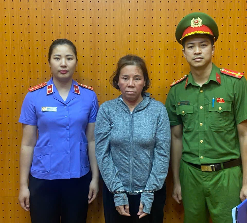 Lê Thị An (Ảnh: Công an TP Hà Nội)