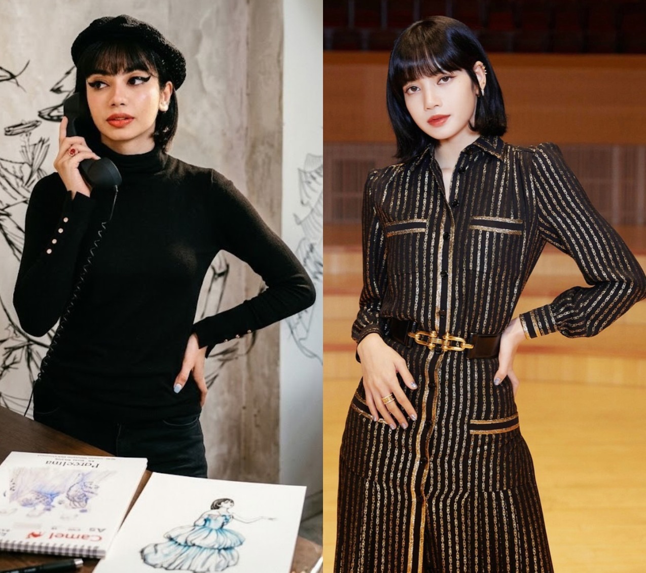 NTK người Ấn Độ với gương mặt cực giống Lisa (BLACKPINK).