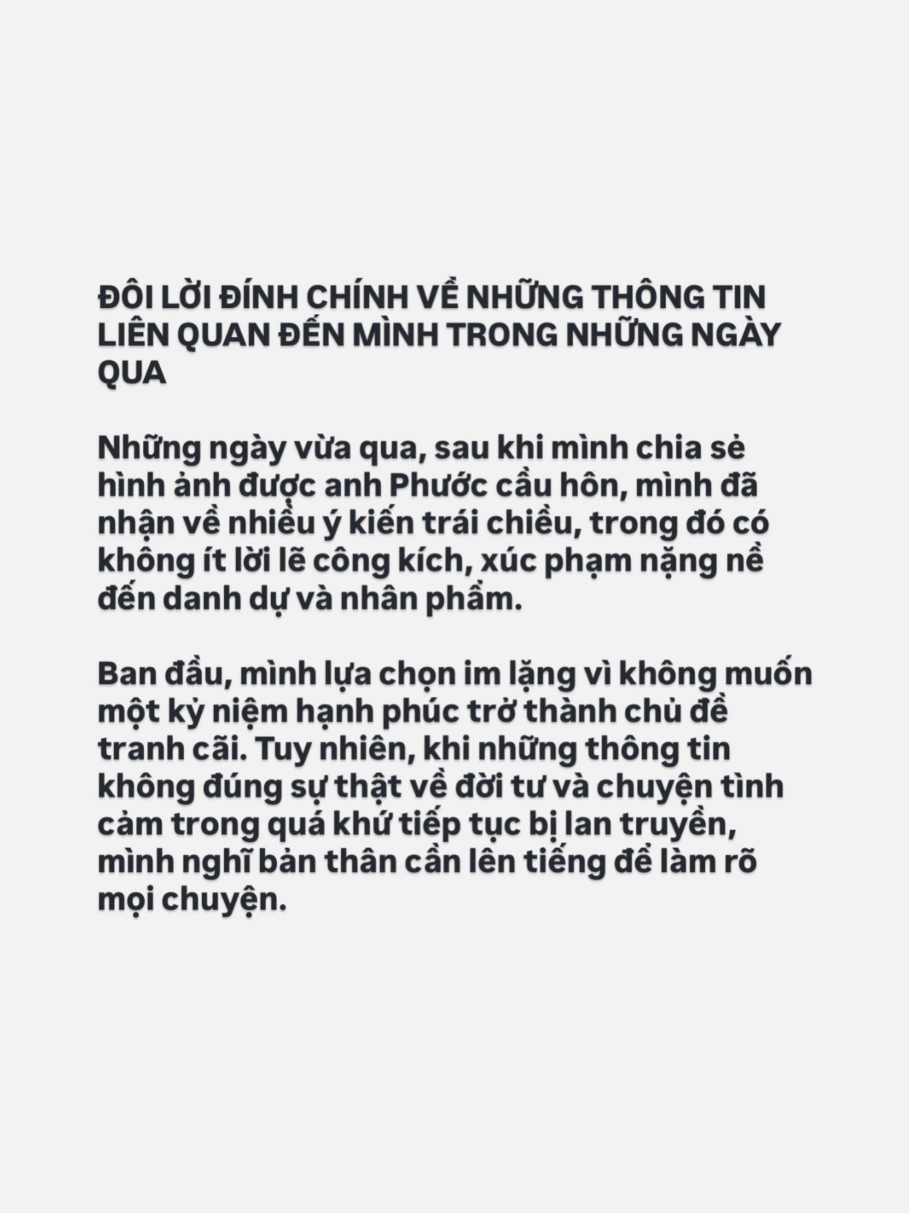 Một phần trong bài đăng của Linh Nắng (Ảnh: IGNV)