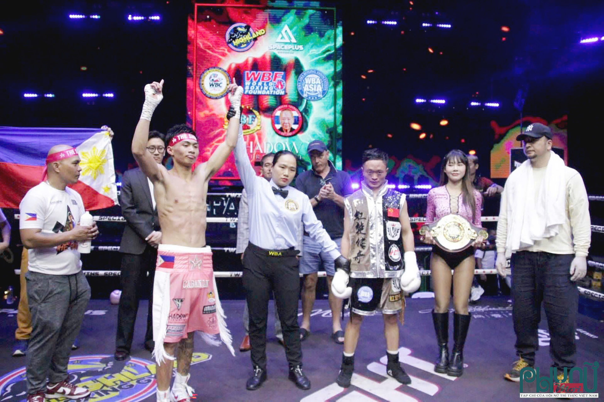 Trận đấu bảo vệ đai WBA ASIA 12 hiệp giữa võ sỹ Arvin Jhon Paciones (Phillppines) - Xiang Li (Trung Quốc) ngày 26/12/2024 tại Thái Lan.