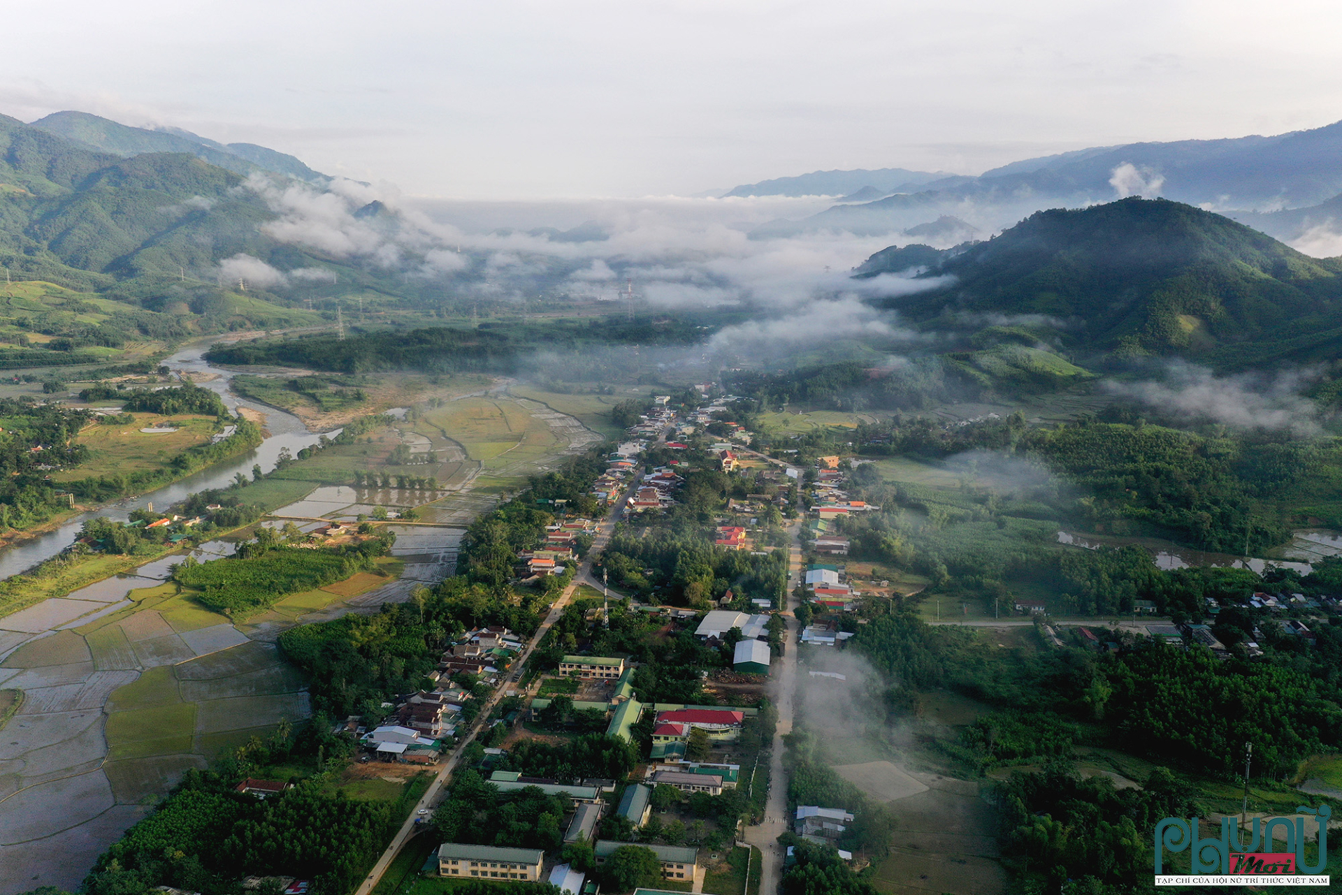 Khu vực trung tâm xã Ba Vì.