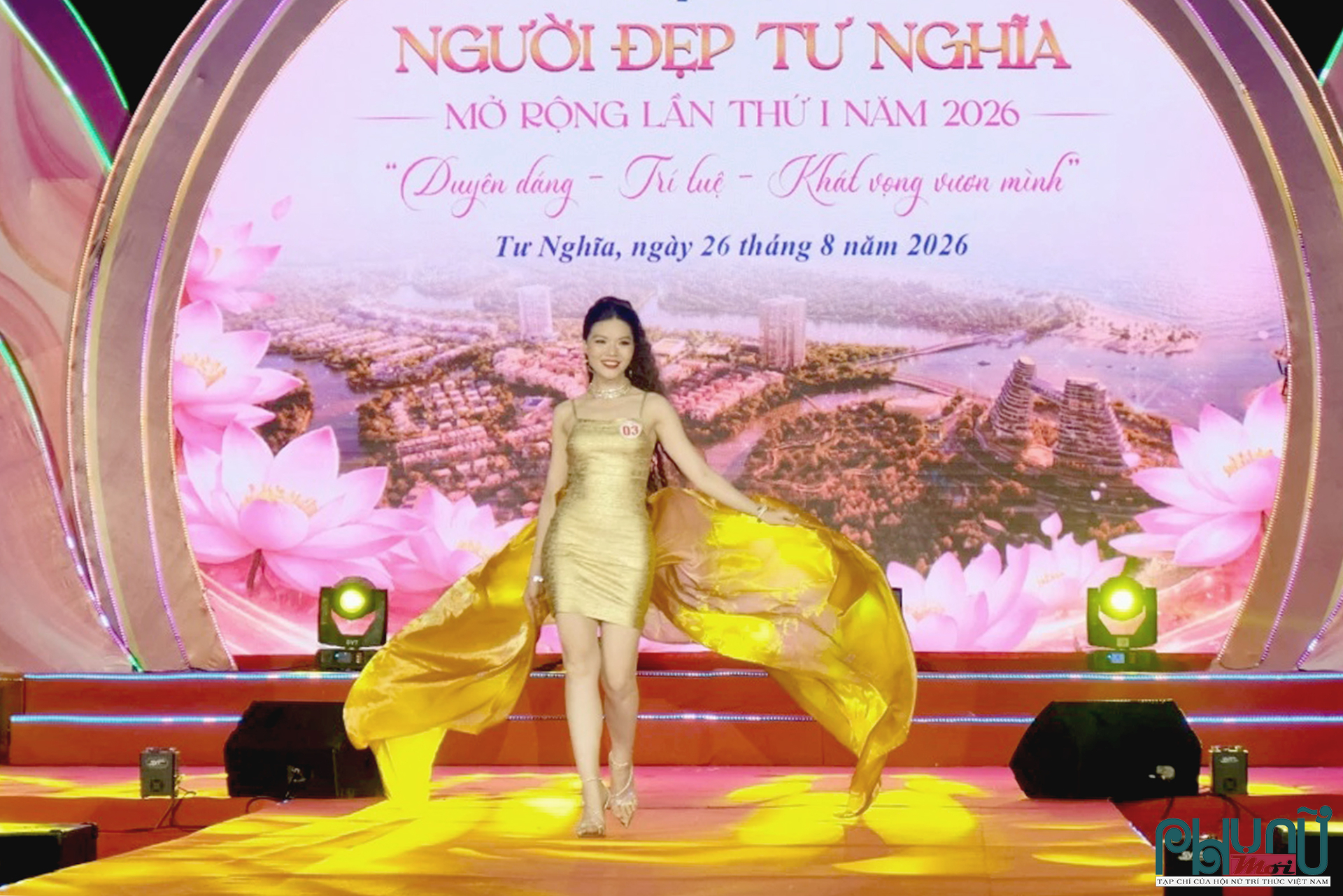 Quảng Ngãi tôn vinh vẻ đẹp phụ nữ trẻ bản lĩnh, giàu lòng nhân ái