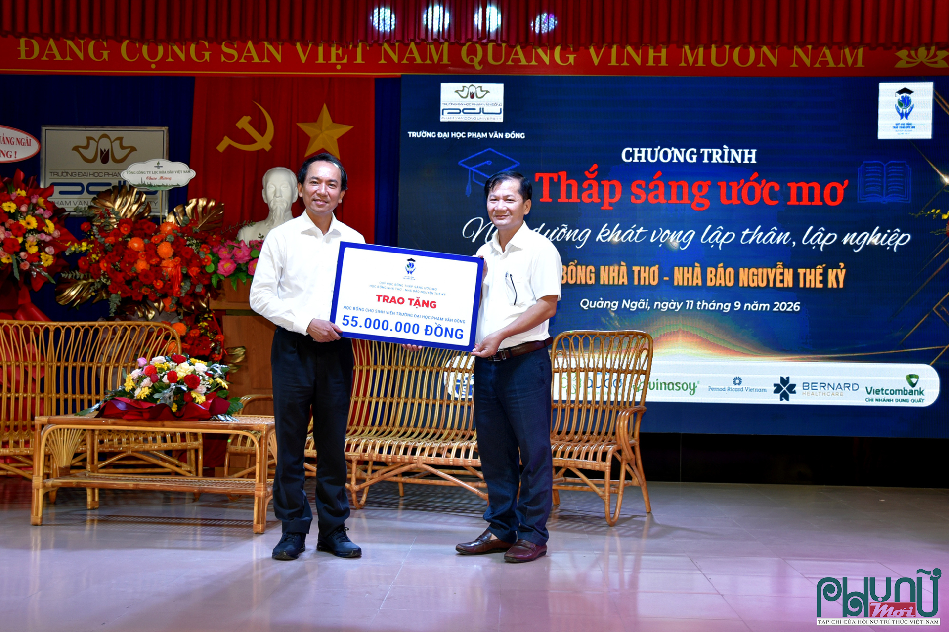 Thắp sáng ước mơ cho hàng trăm học sinh, sinh viên vượt khó học giỏi ở Quảng Ngãi